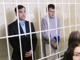 Alekszandrov és Jerofejev a tárgyalásukon